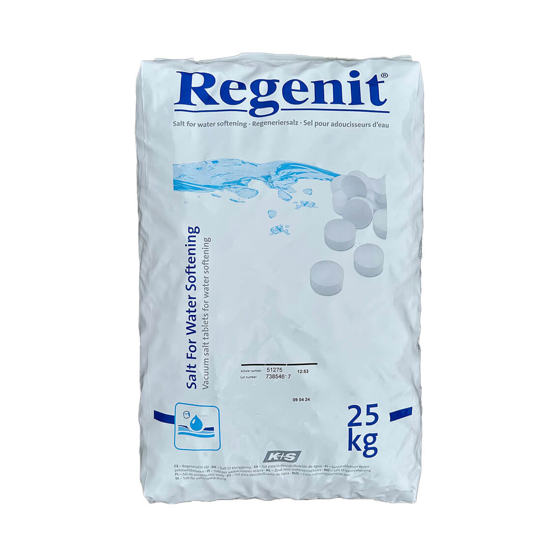 Avhärdningssalt - 25 kg